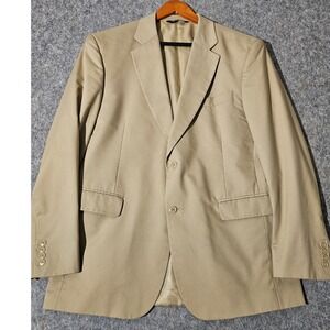 JOS A BANK Mens Tan Classic Fit Sport Coat Blazer Jacket Size 42 R